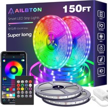 Ailbton 150Ft Led Strip Lights(2 Rolls Of 75Ft Led Lights), Home Decoration - $77.98