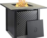 Camplux Propane Fire Pit Table, 30 Inch Outdoor Gas Fire Pit, Sq.Are Fir... - £199.79 GBP