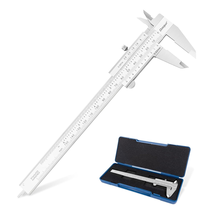 Dasqua Left Hand Monoblock Vernier Caliper 6&quot; Stainless Steel 0-150mm - $1,908.85 MXN