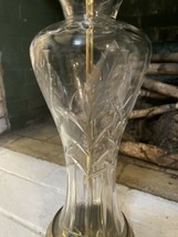 Vintage Rare Bleikristall Lead Crystal Handcut Glass Table Lamp 24%Ph0 W Germany - £63.30 GBP