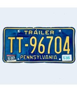 1997 United States Pennsylvania Base Trailer License Plate TT-96704 - $16.82