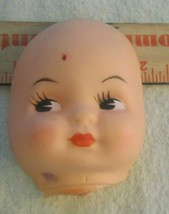 Darice 3&quot; PLASTIC HALF BABY DOLL Face HEAD DOLL PARTS CRAFT - £10.35 GBP