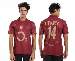 Arsenal 2005/06 Home Jersey with Henry 14 printing(special offer)//FREE ... - $59.00