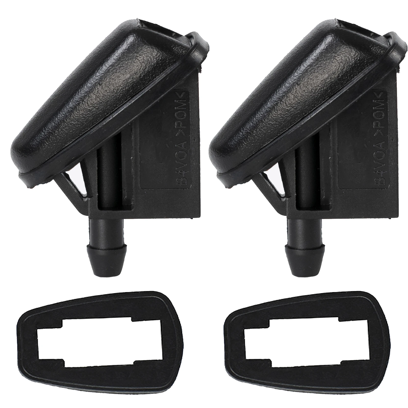 2x Windscreen Window Wiper Washer Spray Nozzle Jet Hood For Mini Cooper One R5 - £10.42 GBP