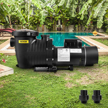 VEVOR Swimming Pool Pump 1-1.5HP 2-Speed w/Strainer Filter Pump In/Above... - $243.99