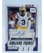 JACOBY STEVENS 2021 PANINI CONTENDERS COLLEGE TICKET AUTO LSU #227 - $3.99