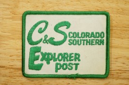 Vintage Travel Souvenir Patch BSA Boy Scout Colorado Southern RR Explore... - $19.79