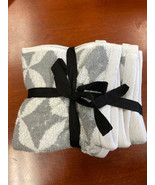 Maison Jules Diamond 6-Piece Washcloth Set GRAY - $146.57 MXN