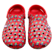 Crocs Vineyard Vines Christmas Holiday Red Classic Clog Size M5/W7 NEW 2... - £29.85 GBP