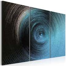 Tiptophomedecor Abstract Canvas Wall Art - In The Eye Of A Cyclone - Stretched &amp; - £63.26 GBP+