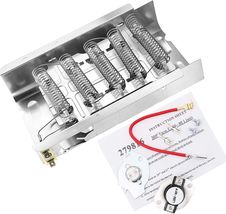 279838 &amp; 279816 Dryer Heating Element and Thermostat Combo Pack fit Whirlpool  - £33.06 GBP