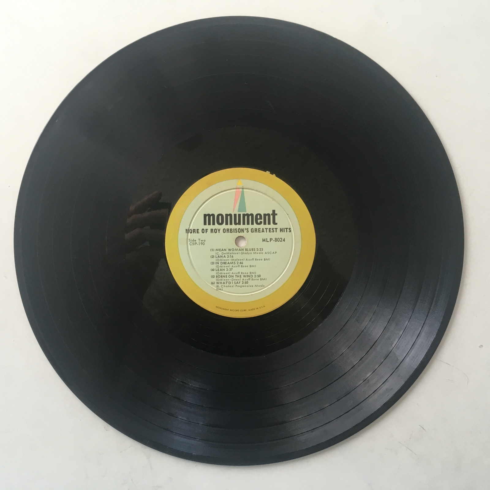 Roy Orbison - More Of Roy Orbison's Greatest Hits LP Vinyl Record Album Item image 4