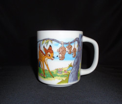 Bambi Thumper Coffee Cup Mug Disneyland Walt Disney World Japan Vintage - £7.78 GBP