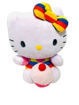 TY Beanie Baby HELLO KITTY (Cupcake) 5.5 in Plush Stuffed Cat Retired Clean - $17.10