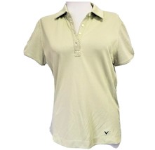 Callaway Yellow grey Polo Shirt Golf women&#39;s size M - £9.37 GBP