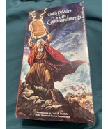 Cecil B DeMille 1956 The Ten Commandments 2-VHS 1989 Charlton Heston Yul... - $14.84