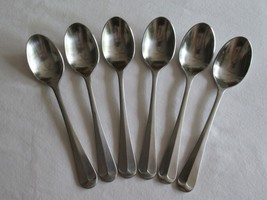 Lot 6x Present 1776 Stainless Center Ridge Korea Satin Teaspoon Spoon 6&quot;... - $354.99 MXN