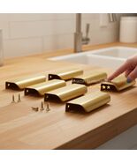 Southern Hills Cabinet Drawer Handle Pulls Gold SH3229-160-NSG-5 - Pack ... - $33.12 CAD