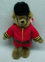 Ty Attic Treasures Malcom The Royal Guard Bear 14&quot; Plush Stuffed Animal Toy New - £19.50 GBP