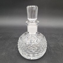 SIGNED Waterford Perfume Bottle Crystal Stopper Dauber Vintage Clear Cut... - £31.06 GBP