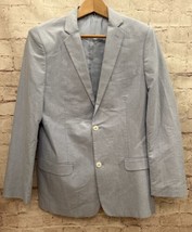 Tommy Hilfiger Blazer Boys 20 Young Man Blue Oxford Sport Coat Cotton Ch... - $39.00