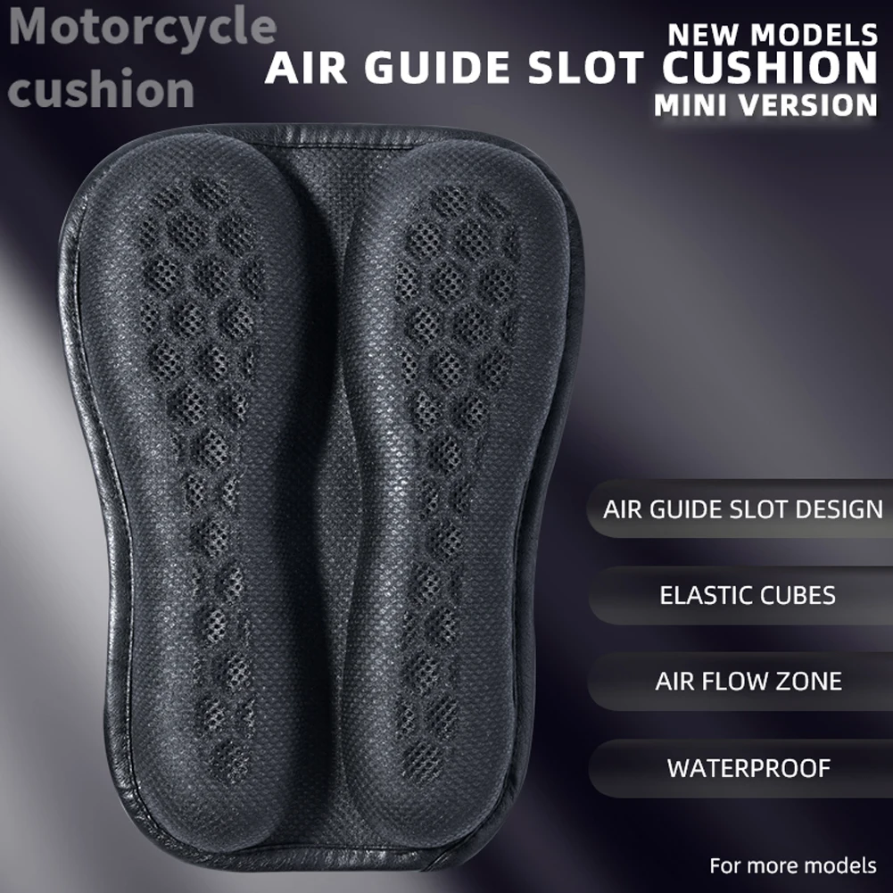 Motorcycle Seat Cushion Soft Motorbike Saddle Comfortable Motorcycle Air Cushi - £20.51 GBP