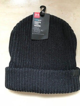 Under Armour Women&#39;s UA Coldgear Sportswear Hat Beanie Dark Grey - £17.14 GBP