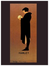 Decoration 18x24 Poster.Interior design.Room art.Hamlet skull.Shakespear... - £22.31 GBP