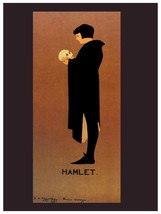 Decoration 18x24 Poster.Interior design.Room art.Hamlet skull.Shakespeare.7331 - £22.14 GBP