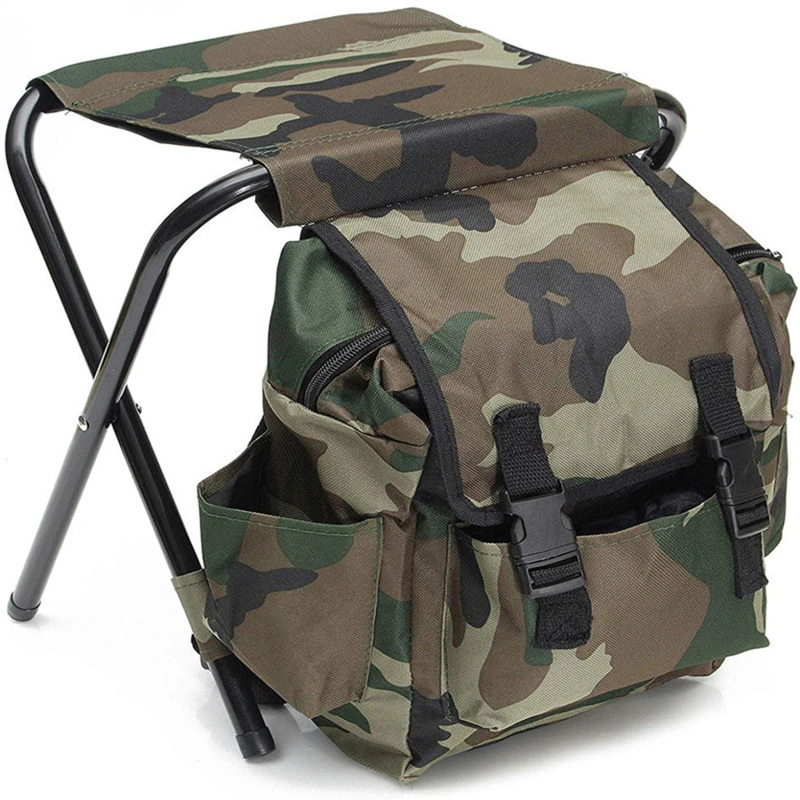 Fishing chair sturdy comfortable stool portable backpack seat bag economy fishing chair thumb200