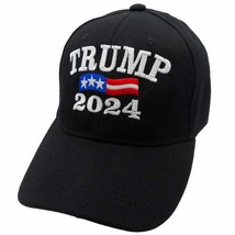 &quot;Trump 2024&quot; Embroidered Hat Ball Cap Black Blue Red Camo You Choose Color New! - £10.20 GBP