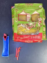 Rare MPC Old MacDonald&#39;s Farm Playset Animals Vintage Farmer Animals 1950s Read - £36.99 GBP