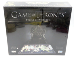 Game of Thrones Puzzle Of Westeros 1400+ Jigsaw Puzzle 65+ Detailed Buil... - $22.72