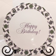 Vintage Avon 2000 President&#39;s Club Happy Birthday! Ceramic Cake Plate/ Platter - £9.47 GBP