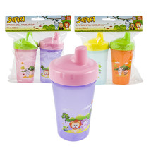 2 Pack Sippy Drinking Cups No Spill Design Bpa Free 10Oz Baby 6M+ Infant Toddler - £20.14 GBP