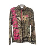 Mossy Oak Breakup Infinity Womens Activewear Top Size XL Camo With Pink ... - £10.59 GBP