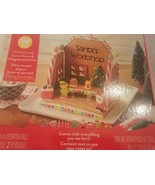 NEW Wilton Build it Yourself Tasty Gingerbread Santas Workshop Scene - £31.22 GBP