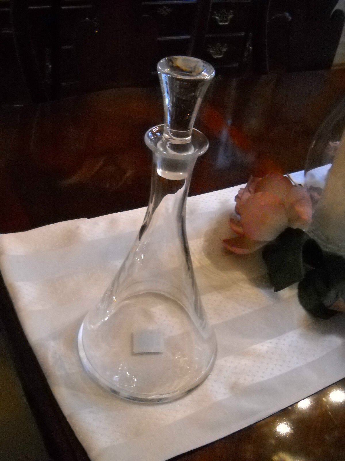 * Mikasa Czech Republic Wine Decanter w/ Stopper New With Tag NWT - $87.22