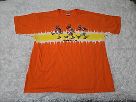 Vintage Y2K Binder Park Zoo XL T-Shirt Tie Dye Orange JOE Battle Creek M... - £12.89 GBP