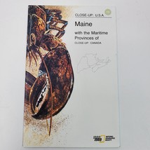 Vintage 1988 Maine Closeup Map National Geographic Society - £10.43 GBP