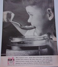 Lipton Soup Little Boy Magazine Print Advertisement 1962 - £3.11 GBP
