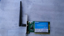 D-Link DWL-G510 Air Plus G Wireless Network Adapter (WiFi) PCI Card 802.11g - £9.05 GBP