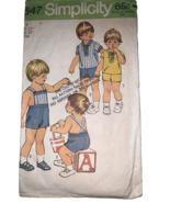 Vintage Sewing PATTERN Simplicity 5647, Childrens Toddler 1973 Shirt - $72.98 MXN
