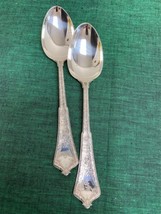 Tiffany &amp; Co Sterling Silver PERSIAN Pair Table Serving Spoons Mono S - £158.02 GBP