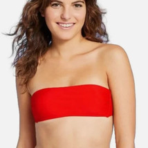 Xhilaration Juniors&#39; Bandeau Bikini Top with detachable straps RED XL (1... - $10.89