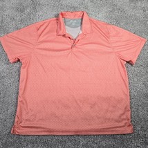 Etonic Polo Shirt Mens 2XL Pink Short Sleeve Pullover Casual Golf - £17.13 GBP