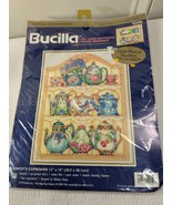 NEW Bucilla Teapot&#39;s Cupboard Crewel Embroidery Kit #42450 tea pot craft... - $397.10 MXN