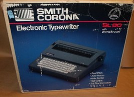 Smith Corona Electronic Typewriter SL 80 with Word Eraser - £141.25 GBP