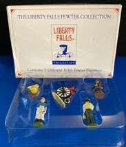 Liberty Falls Pewter Figurine Collection AH135- People / Bicycle - $5.59