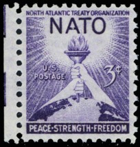 1008, MNH NATO Stamp Printed on Very Thin Paper ERROR - Stuart Katz - £97.95 GBP